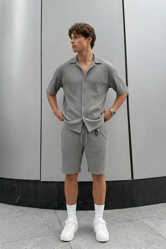 Fitilli Oversize Gömlek