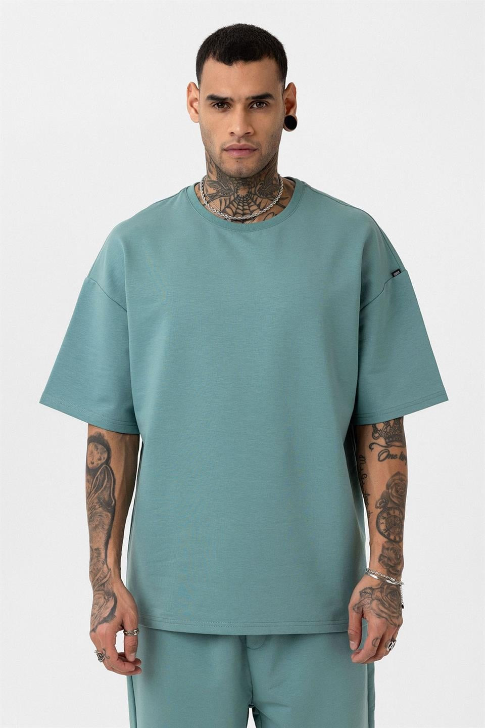 Paça Lastikli Basic Oversize Eşofman Takımı