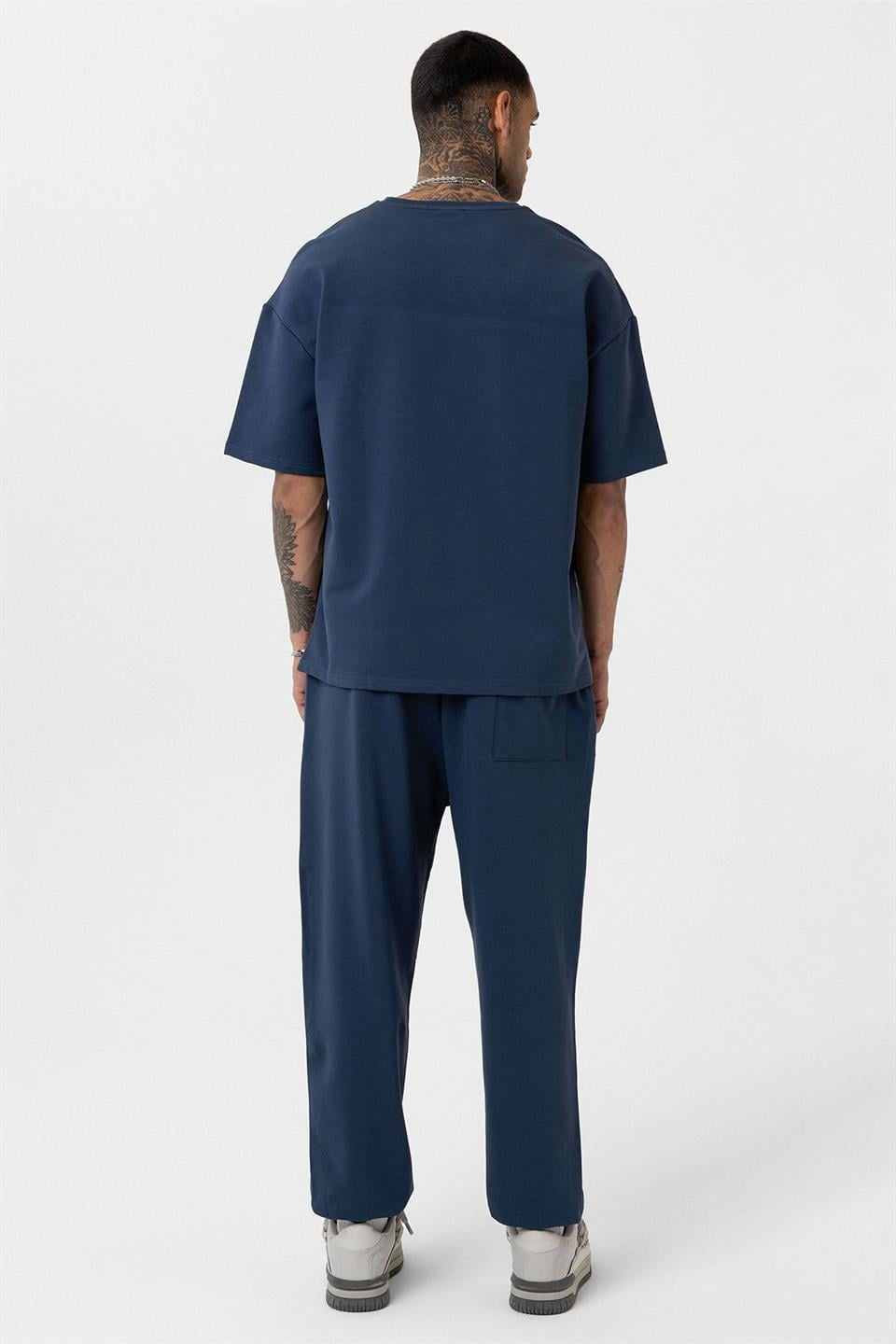Paça Lastikli Basic Oversize Eşofman Takımı