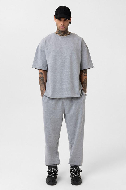 Paça Lastikli Basic Oversize Eşofman Takımı