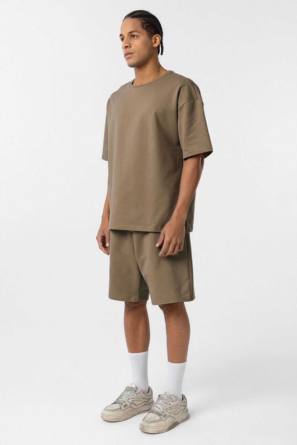 Basic Oversize Şort Takım
