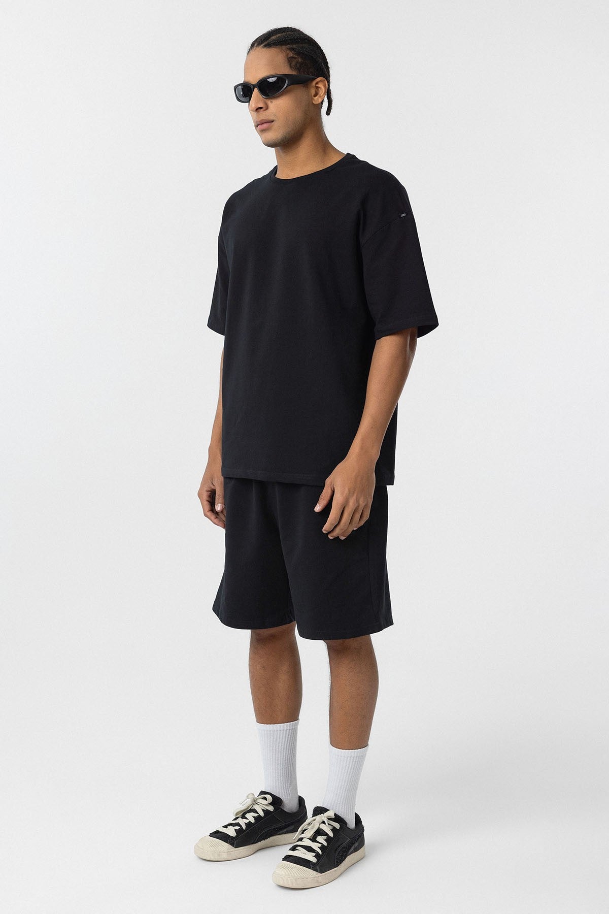 Basic Oversize Şort Takım