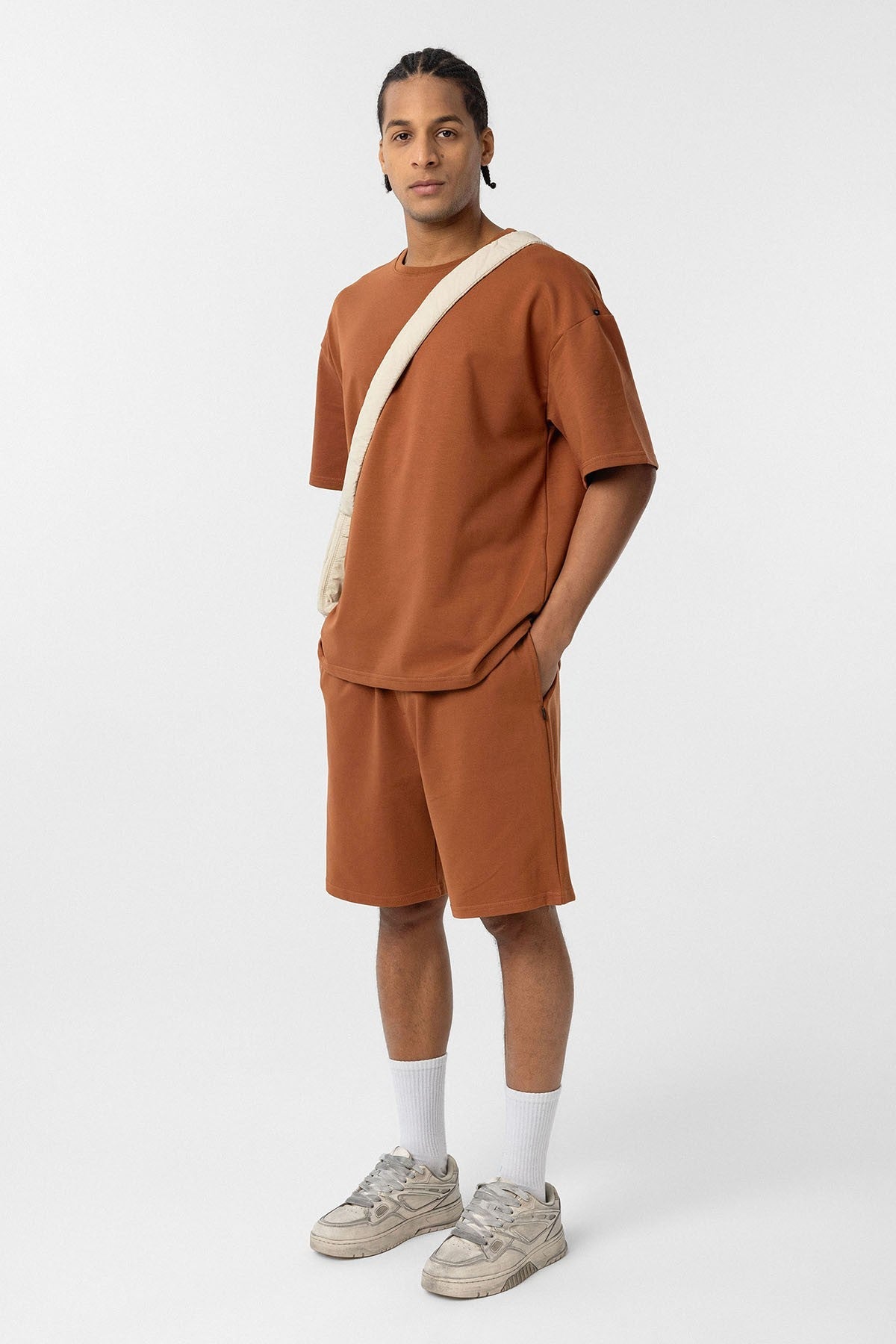 Basic Oversize Şort Takım