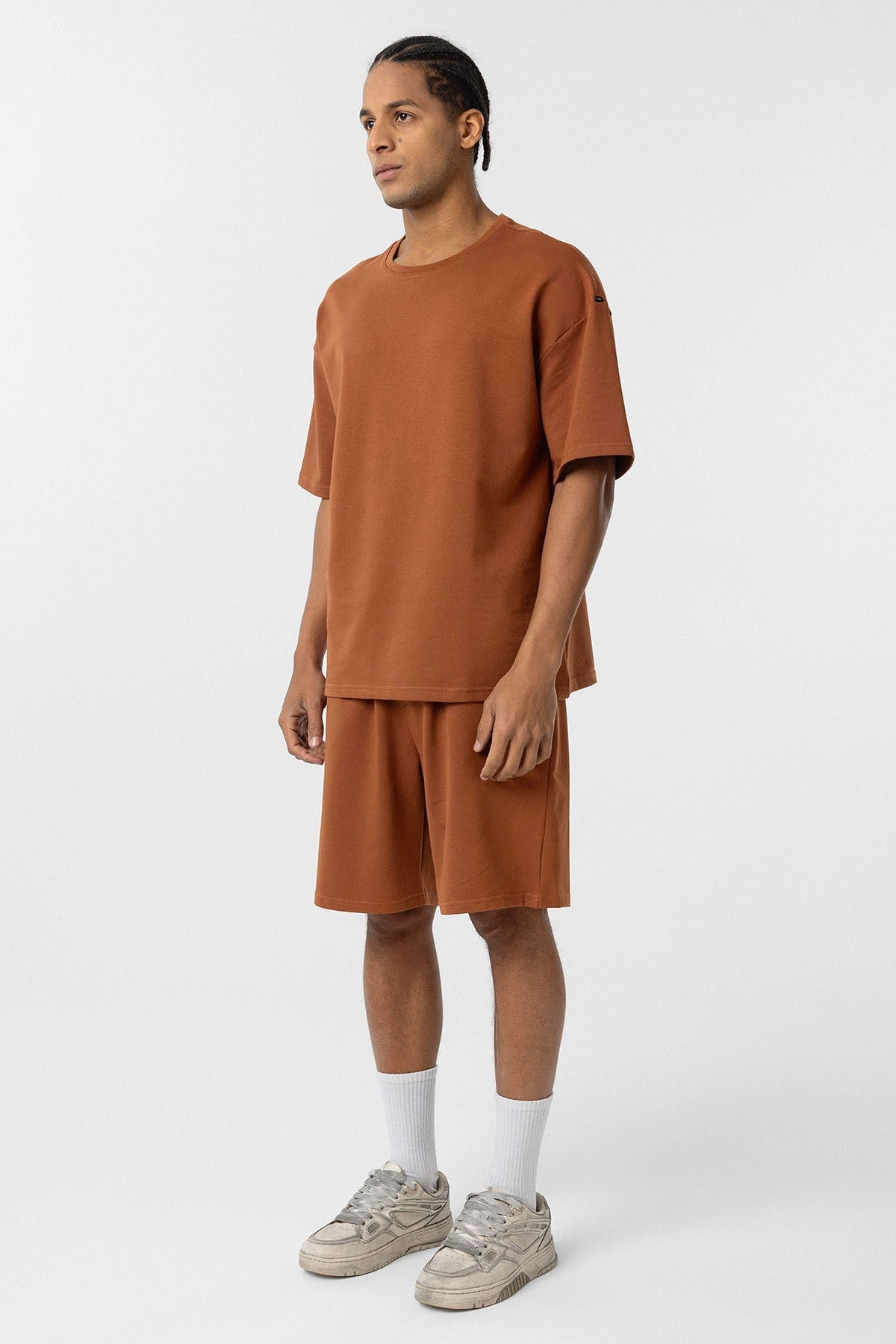 Basic Oversize Şort Takım