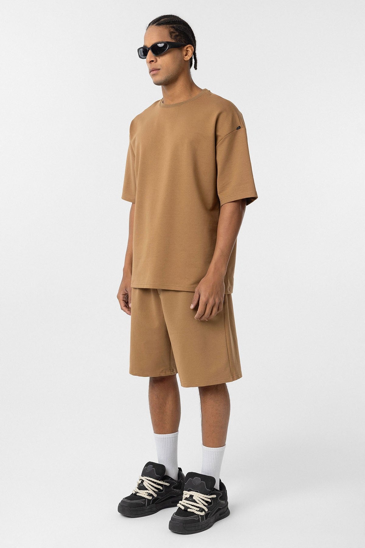 Basic Oversize Şort Takım