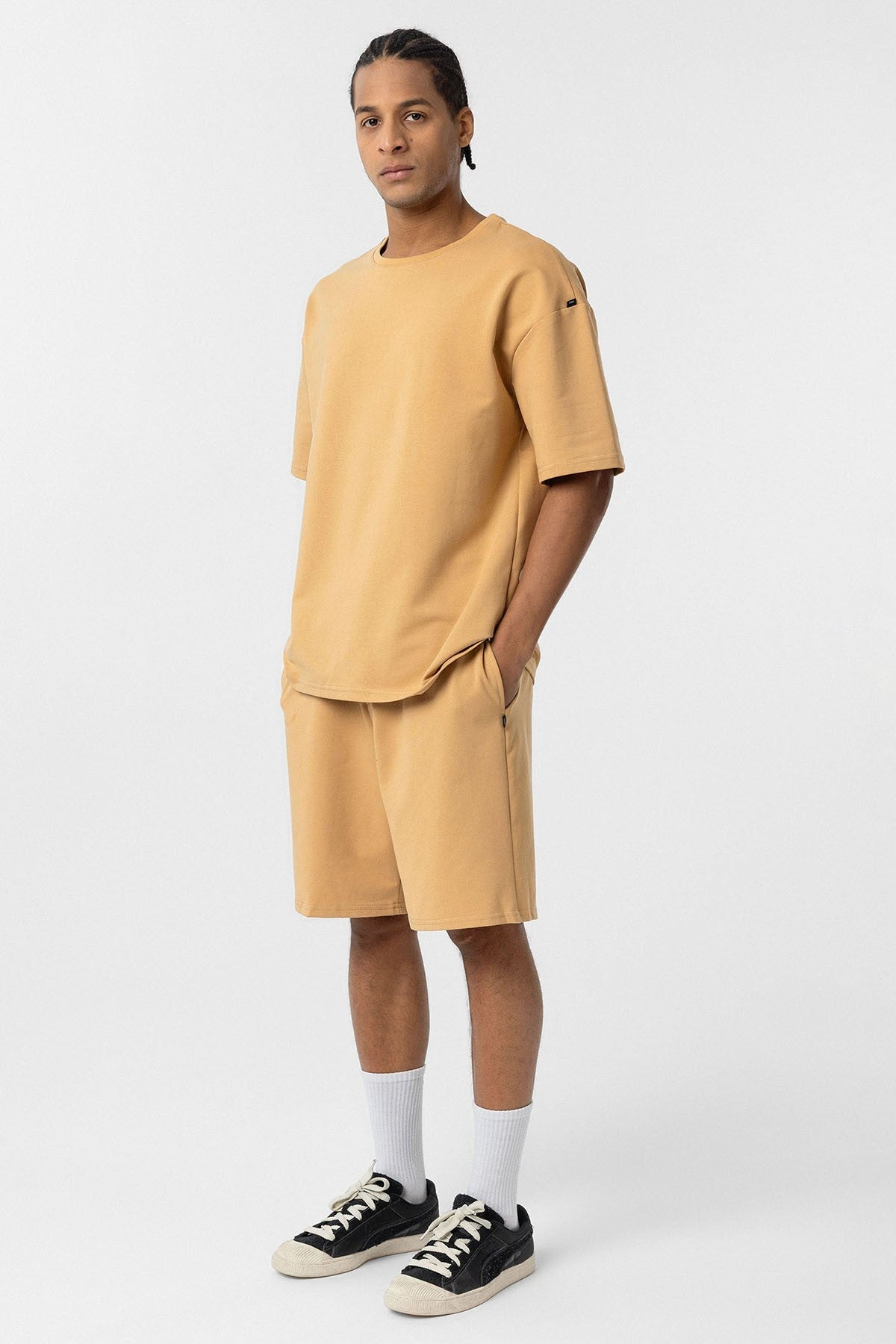 Basic Oversize Şort Takım
