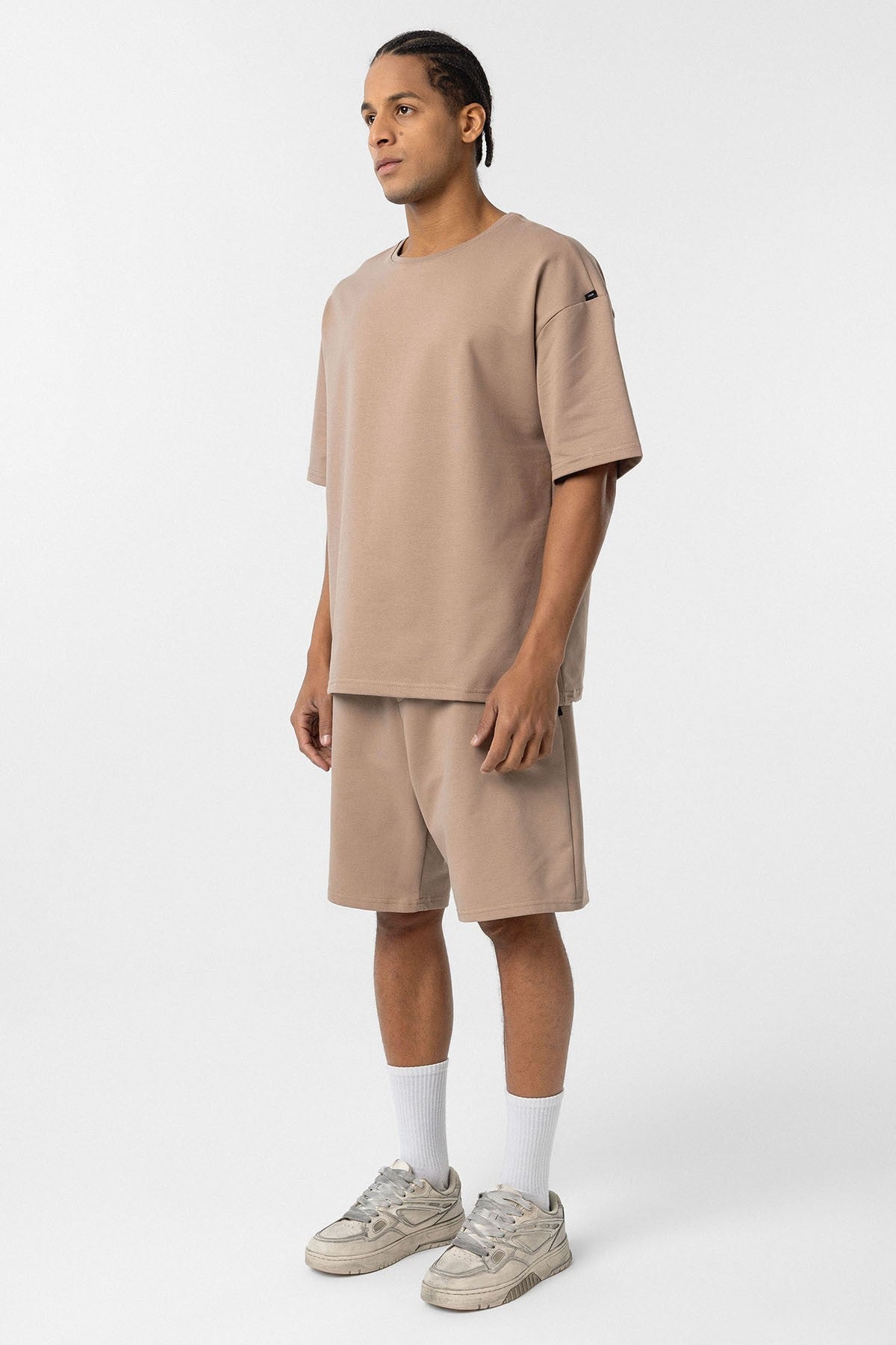 Basic Oversize Şort Takım