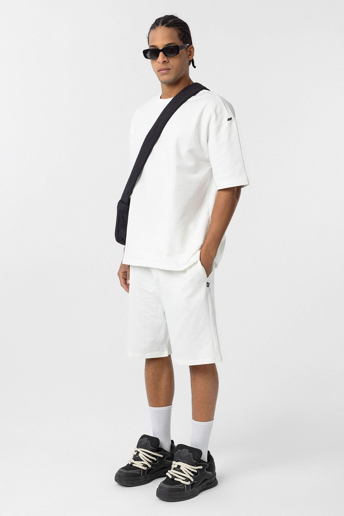 Basic Oversize Şort Takım