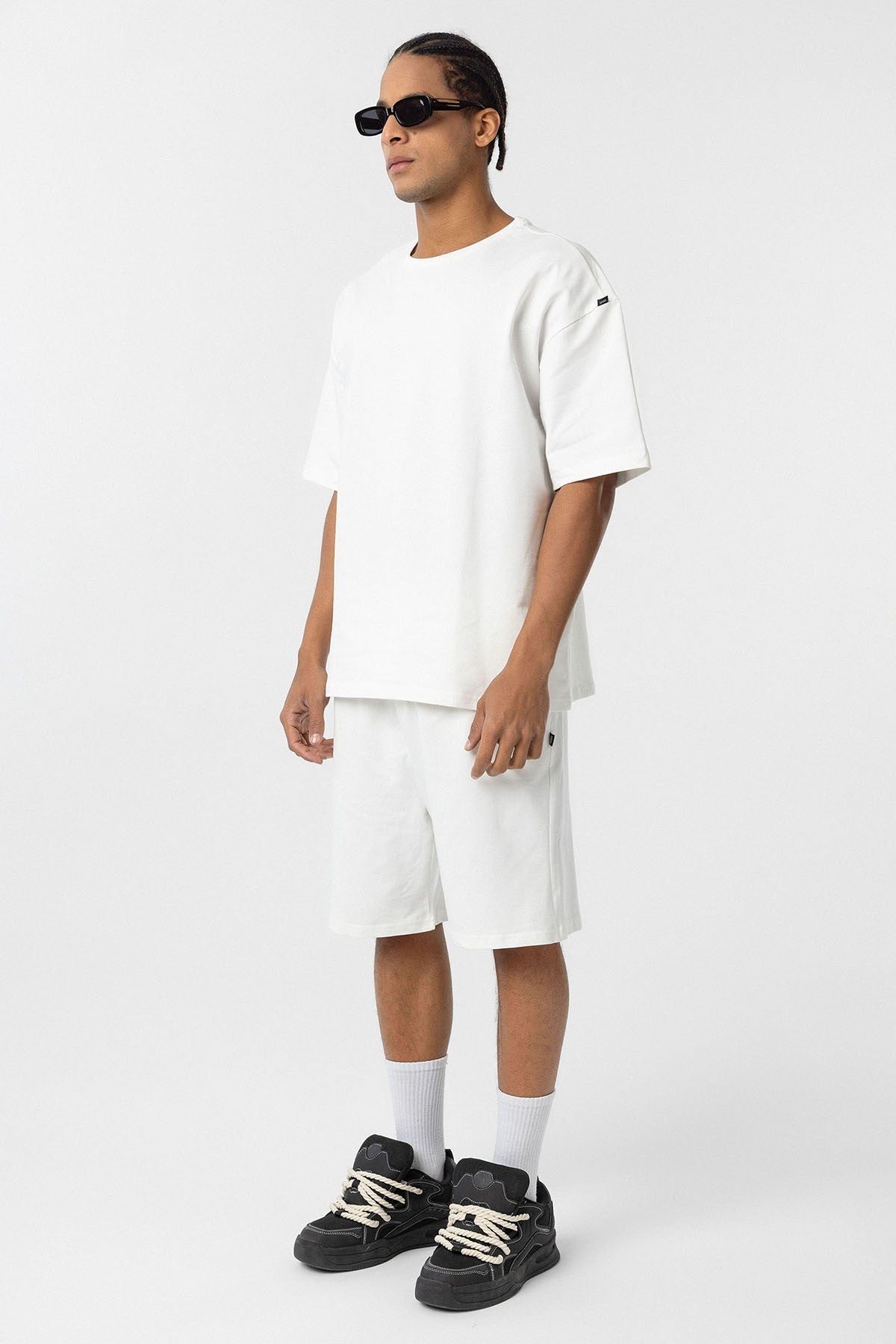 Basic Oversize Şort Takım