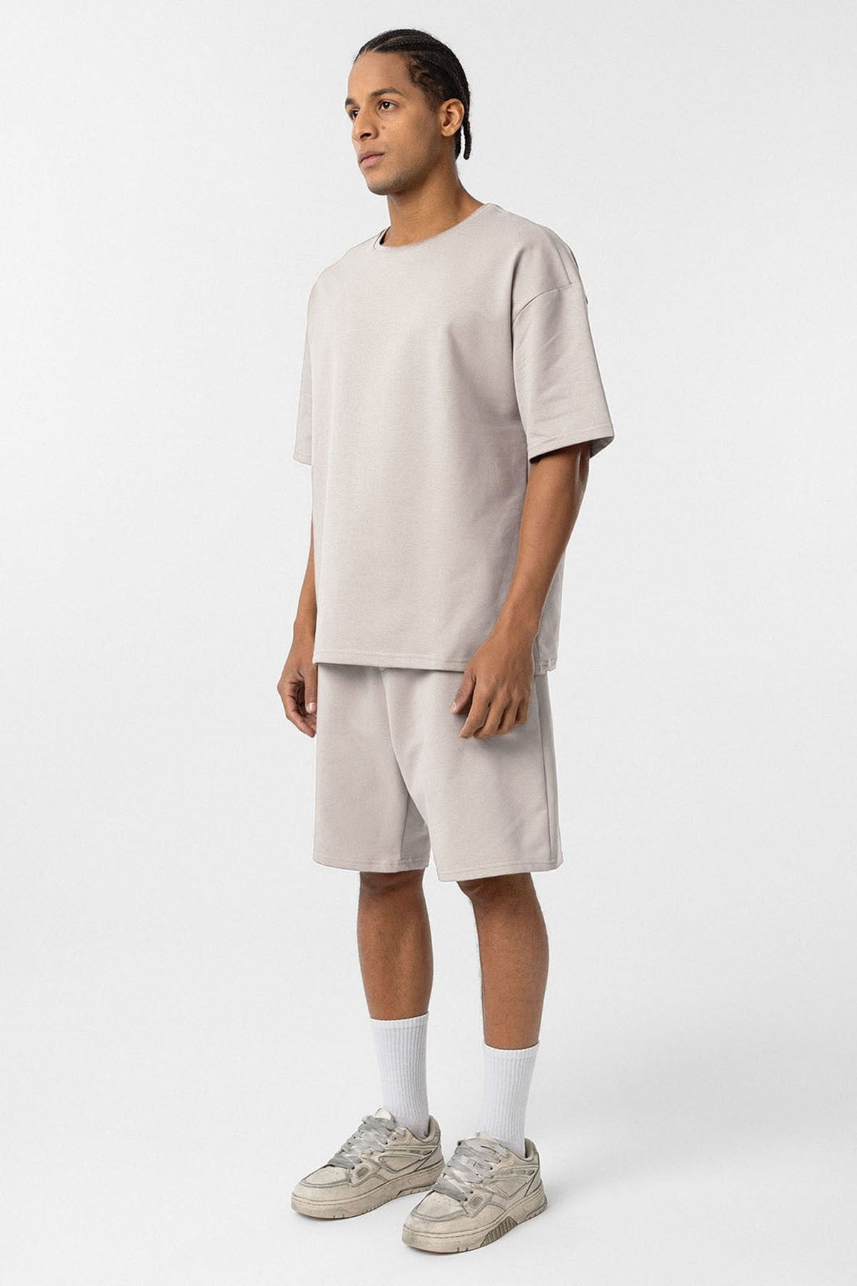 Basic Oversize Şort Takım