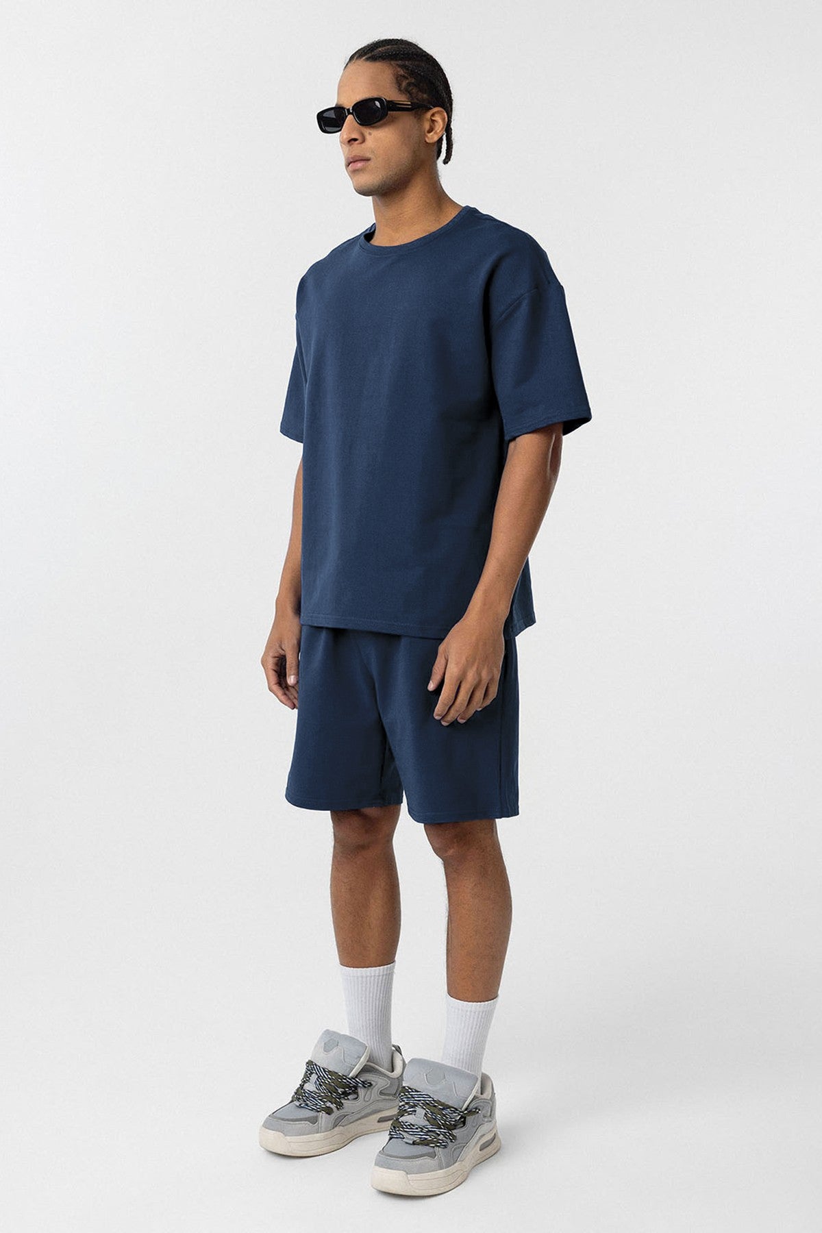 Basic Oversize Şort Takım