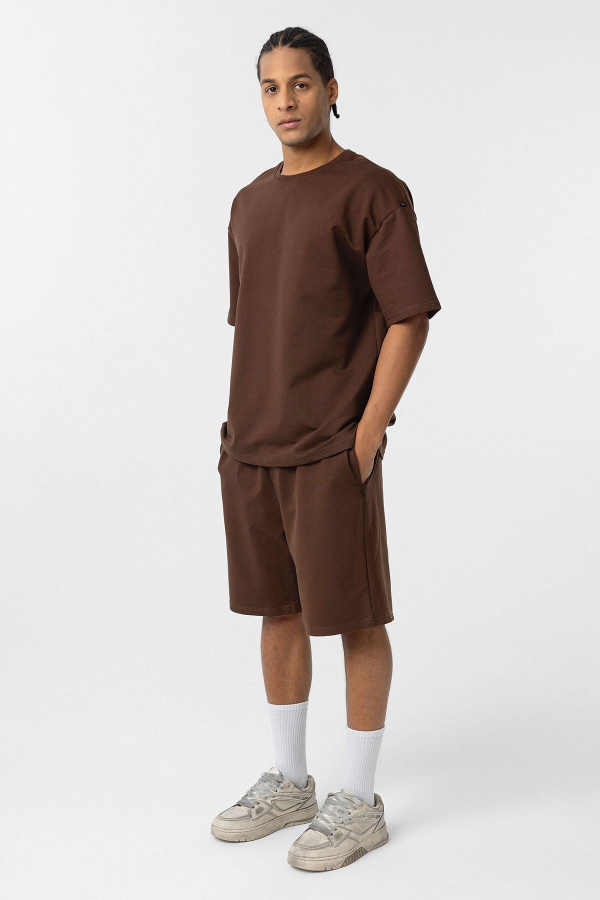 Basic Oversize Şort Takım