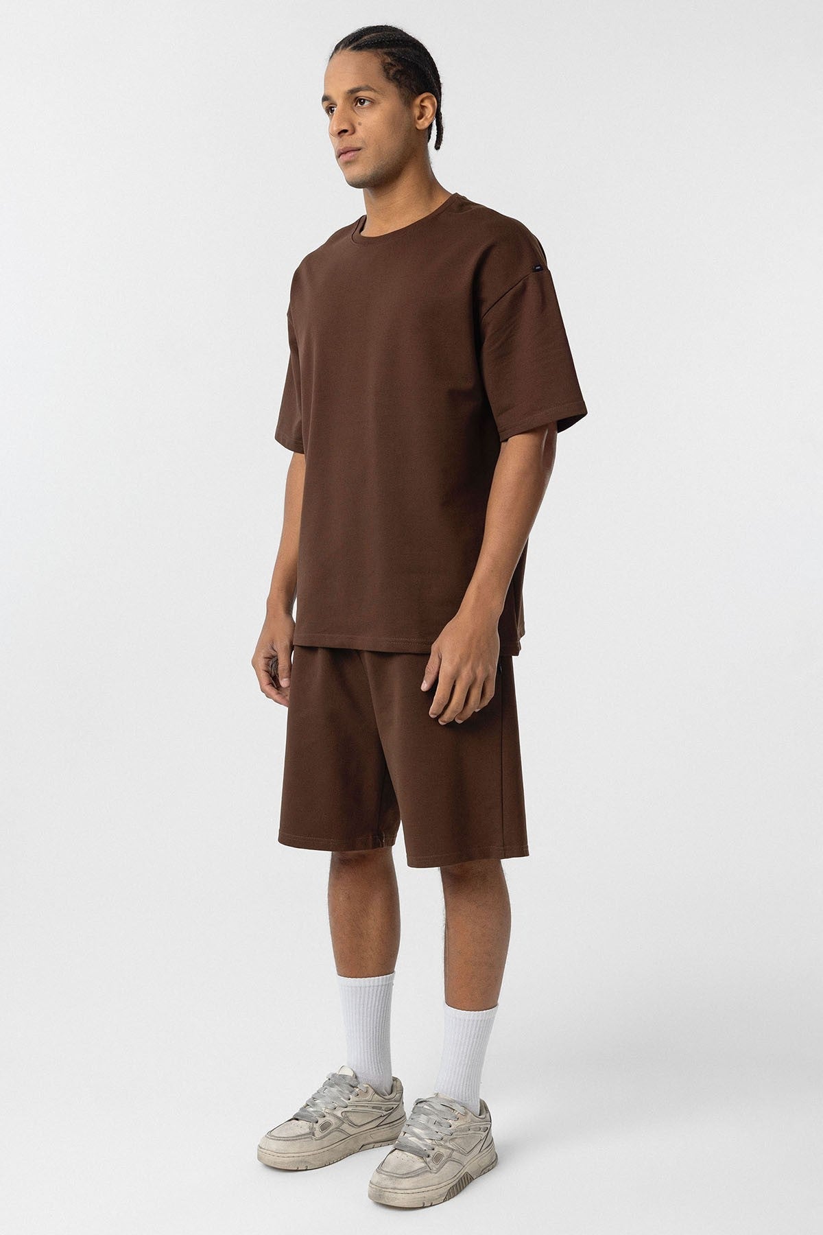 Basic Oversize Şort Takım