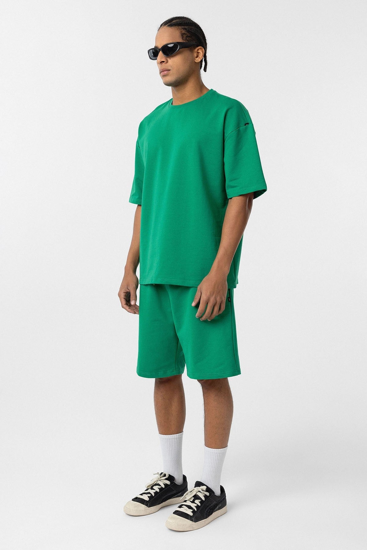 Basic Oversize Şort Takım