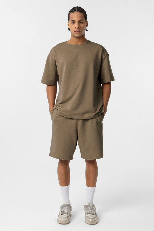 Basic Oversize Şort Takım
