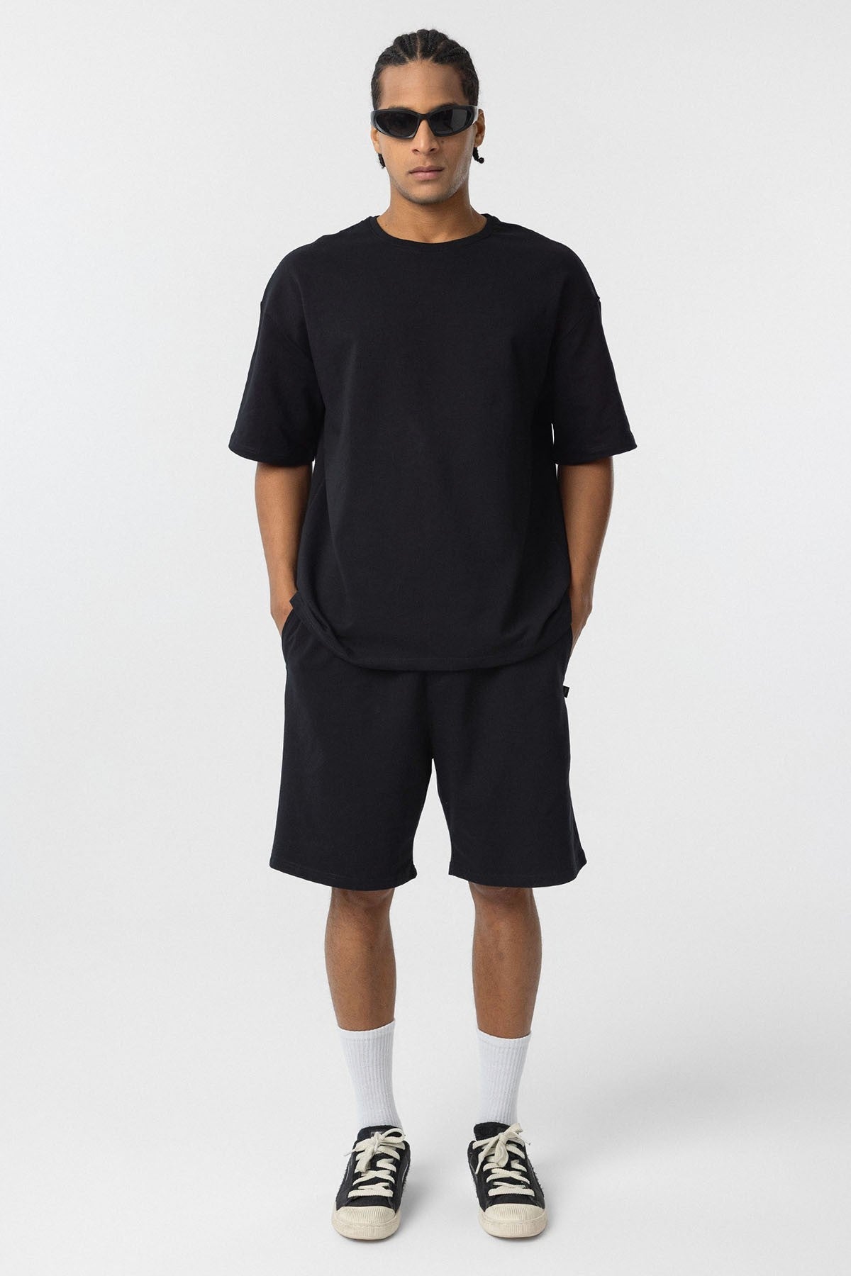 Basic Oversize Şort Takım