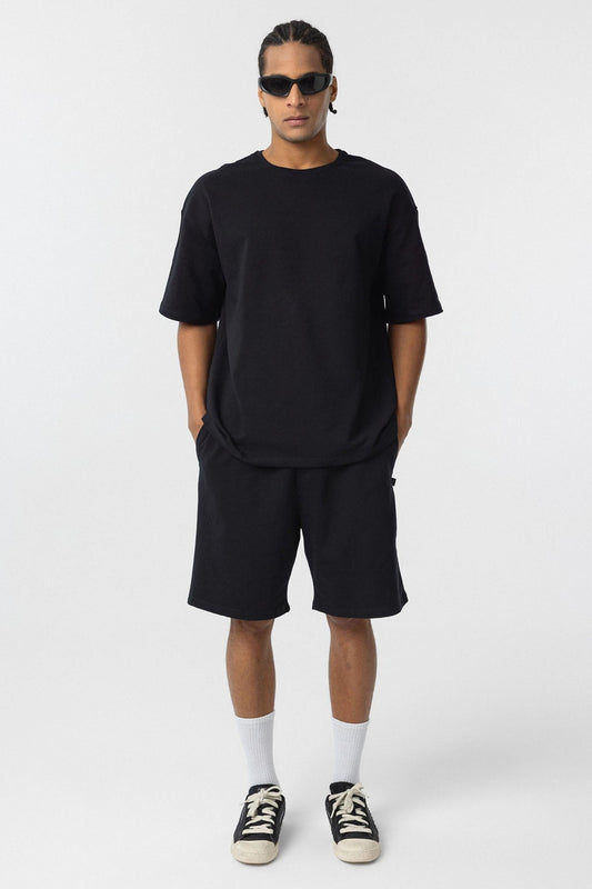 Basic Oversize Şort Takım