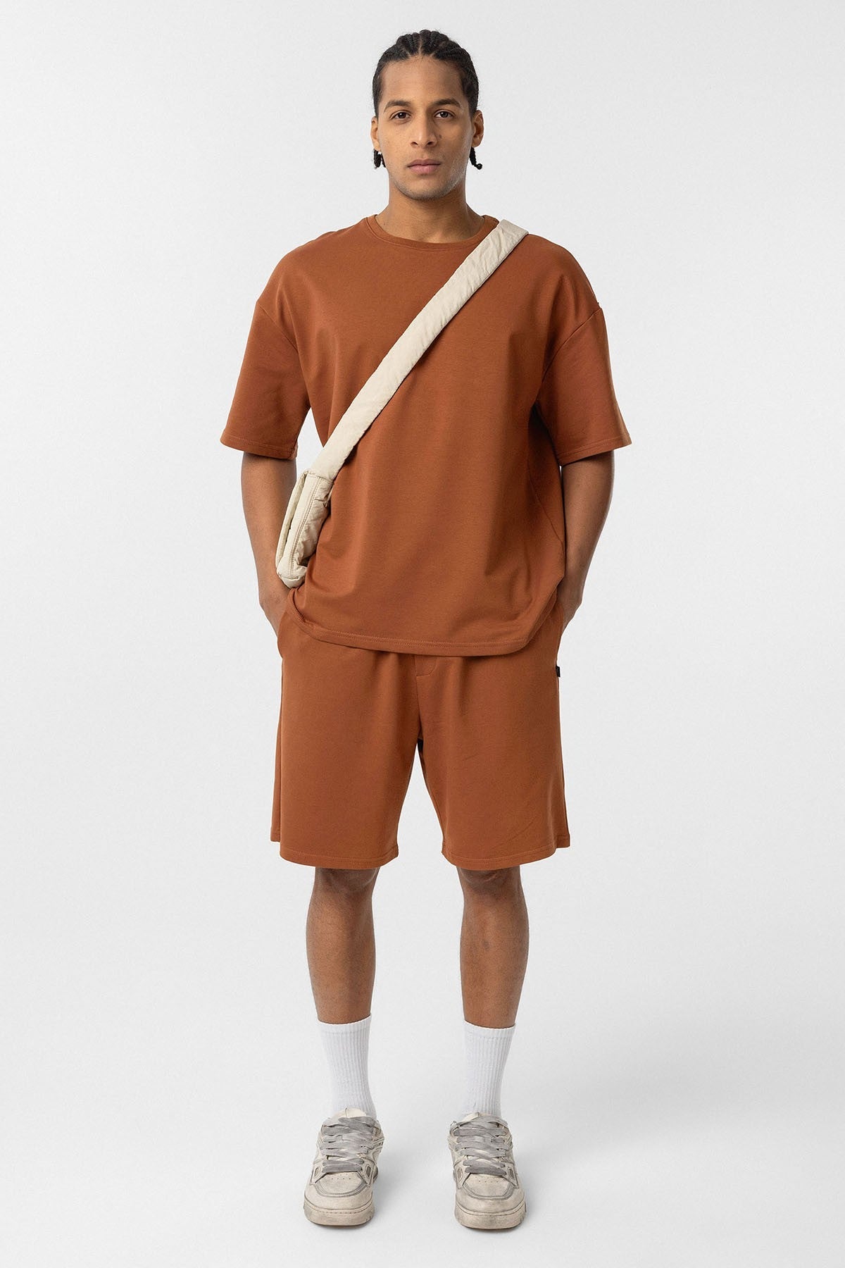 Basic Oversize Şort Takım