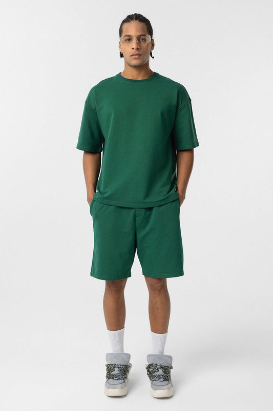 Basic Oversize Şort Takım