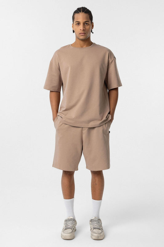 Basic Oversize Şort Takım