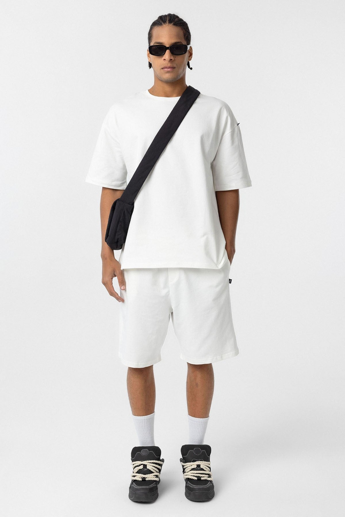 Basic Oversize Şort Takım