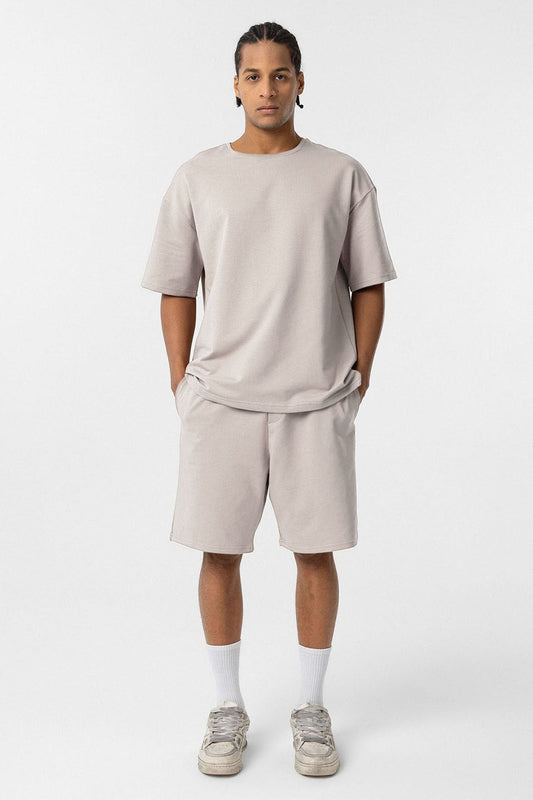Basic Oversize Şort Takım