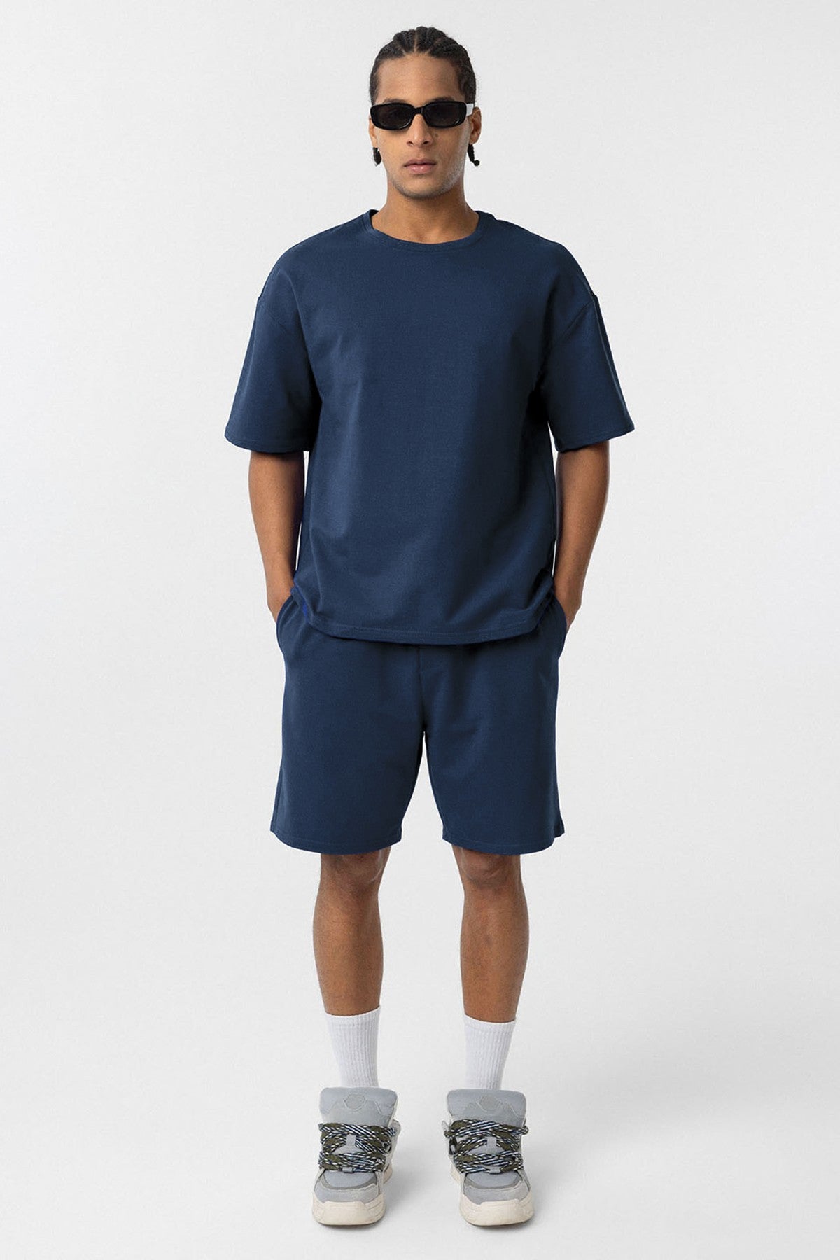 Basic Oversize Şort Takım