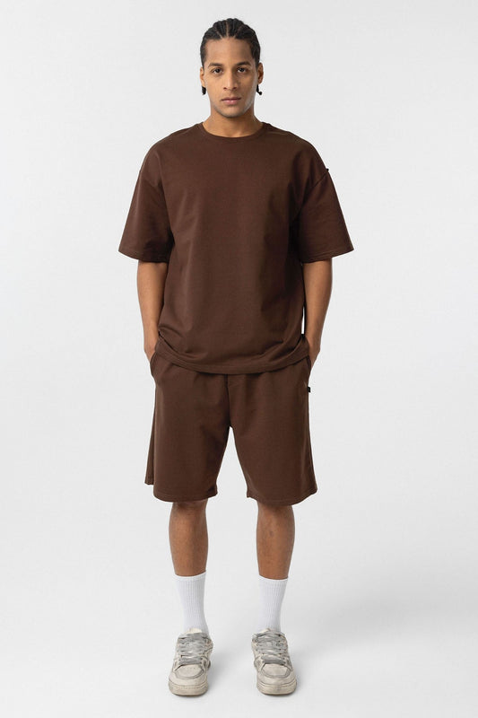 Basic Oversize Şort Takım
