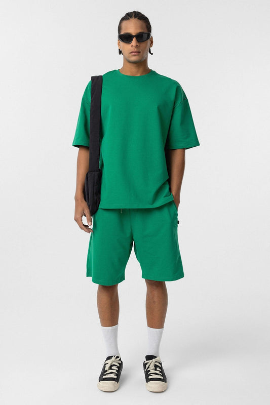Basic Oversize Şort Takım
