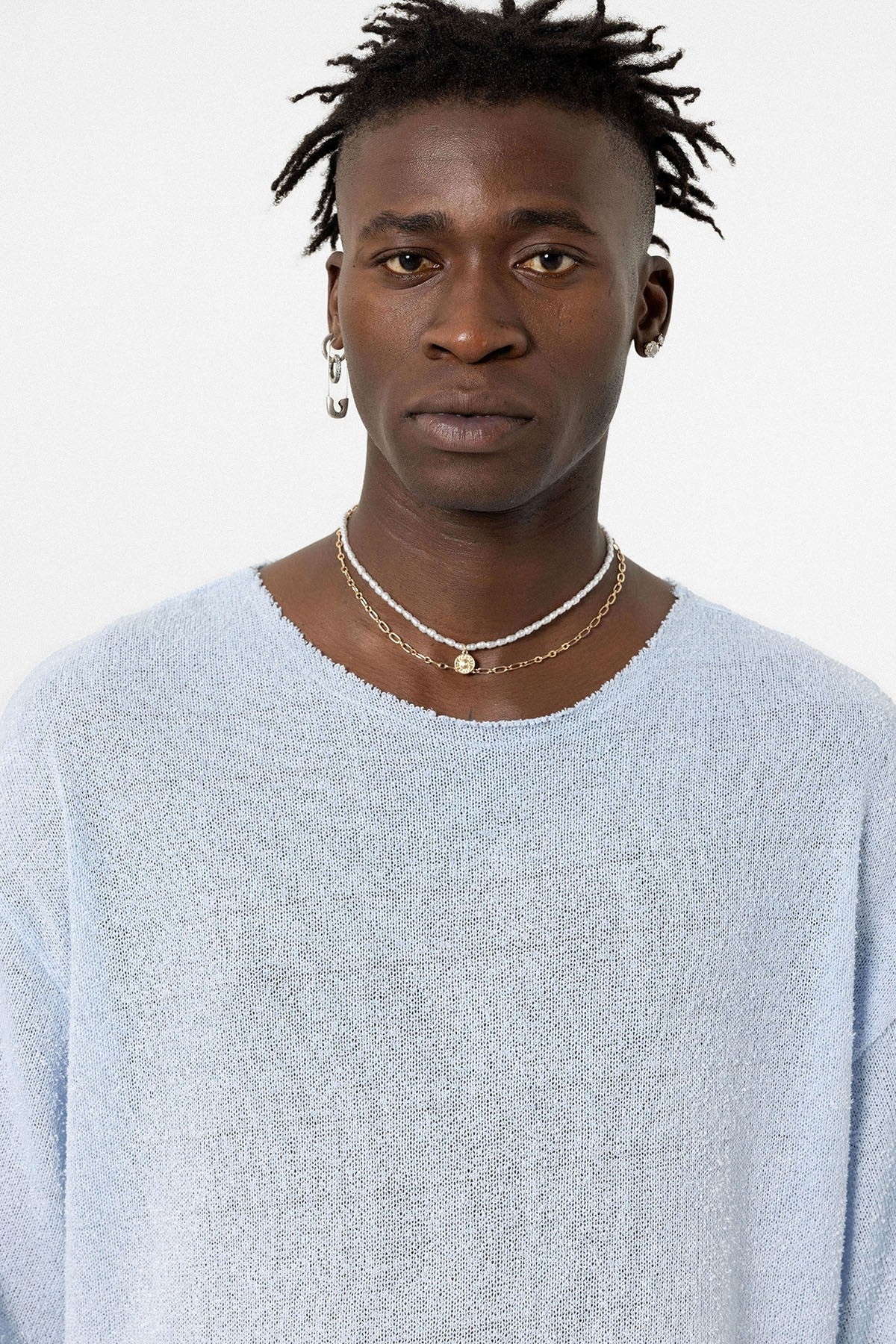 Basic Oversize Örme Triko Tişört