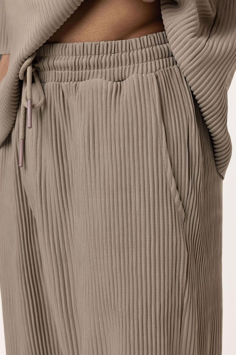 Basic Oversize Bisiklet Yaka Ottoman Takım