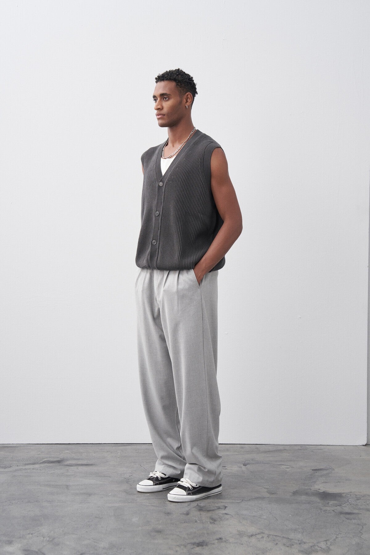 Baggy Fit Kumaş Pantolon