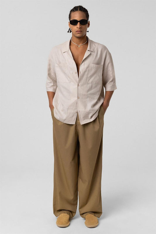 Baggy Fit Kumaş Pantolon