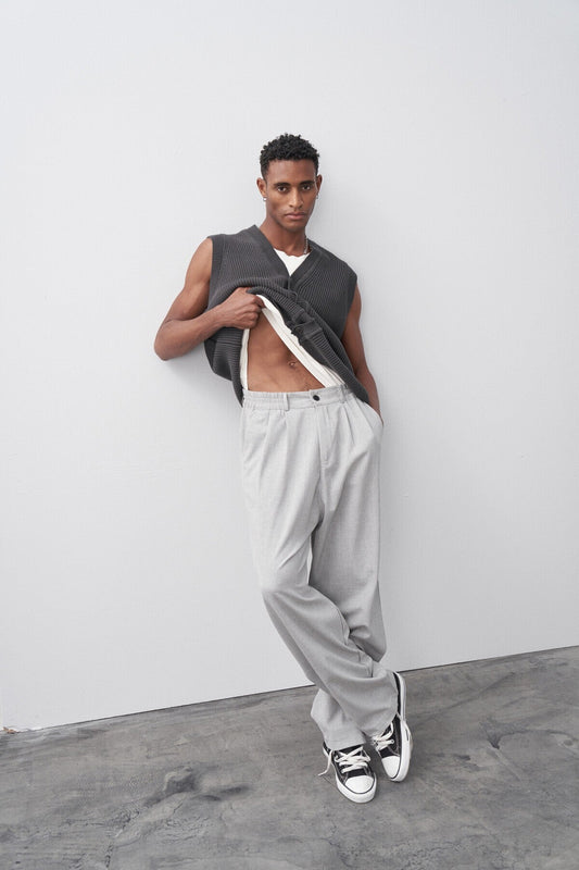 Baggy Fit Kumaş Pantolon