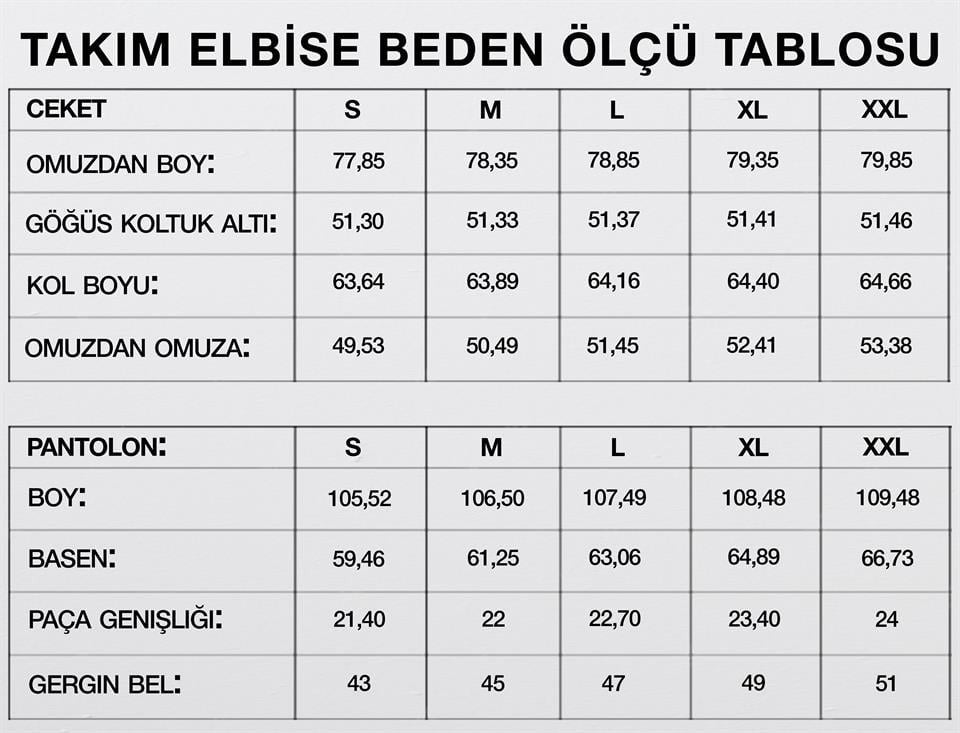 Rahat Kalıp Kruvaze Takım Elbise