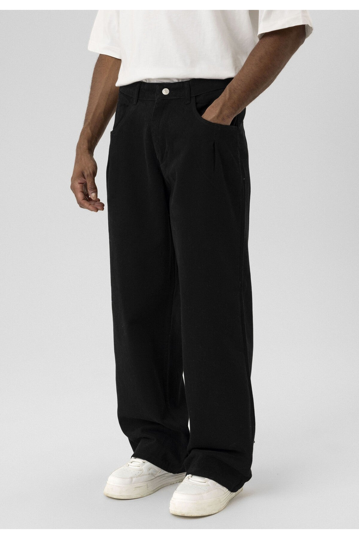 Balloon Fit Gabardin Pantolon