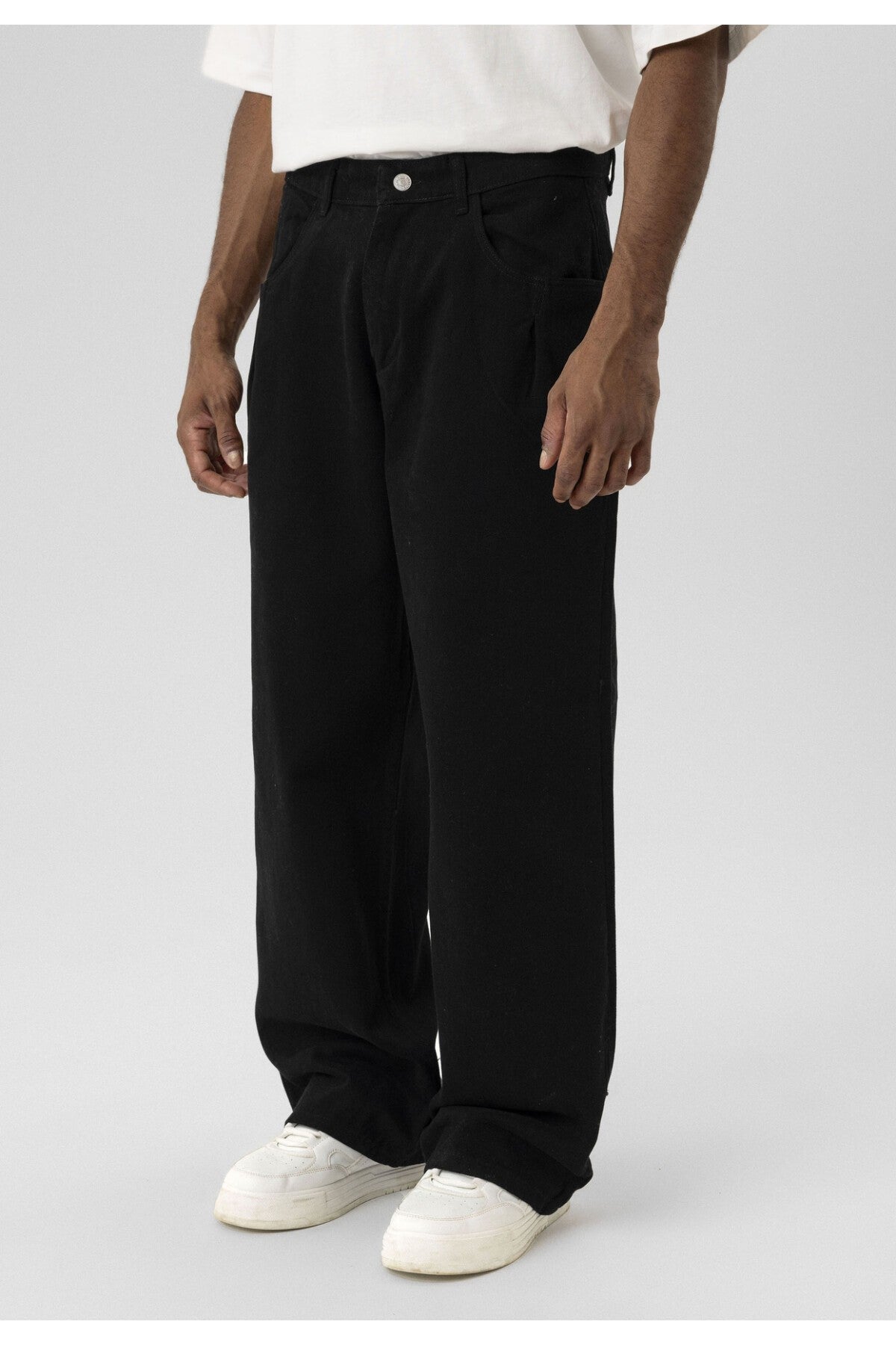 Balloon Fit Gabardin Pantolon