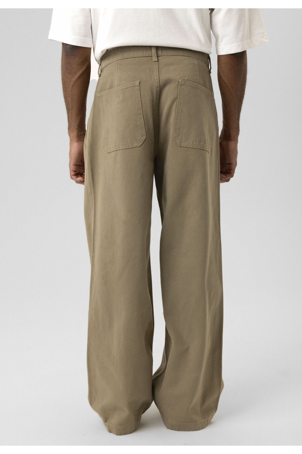 Balloon Fit Gabardin Pantolon