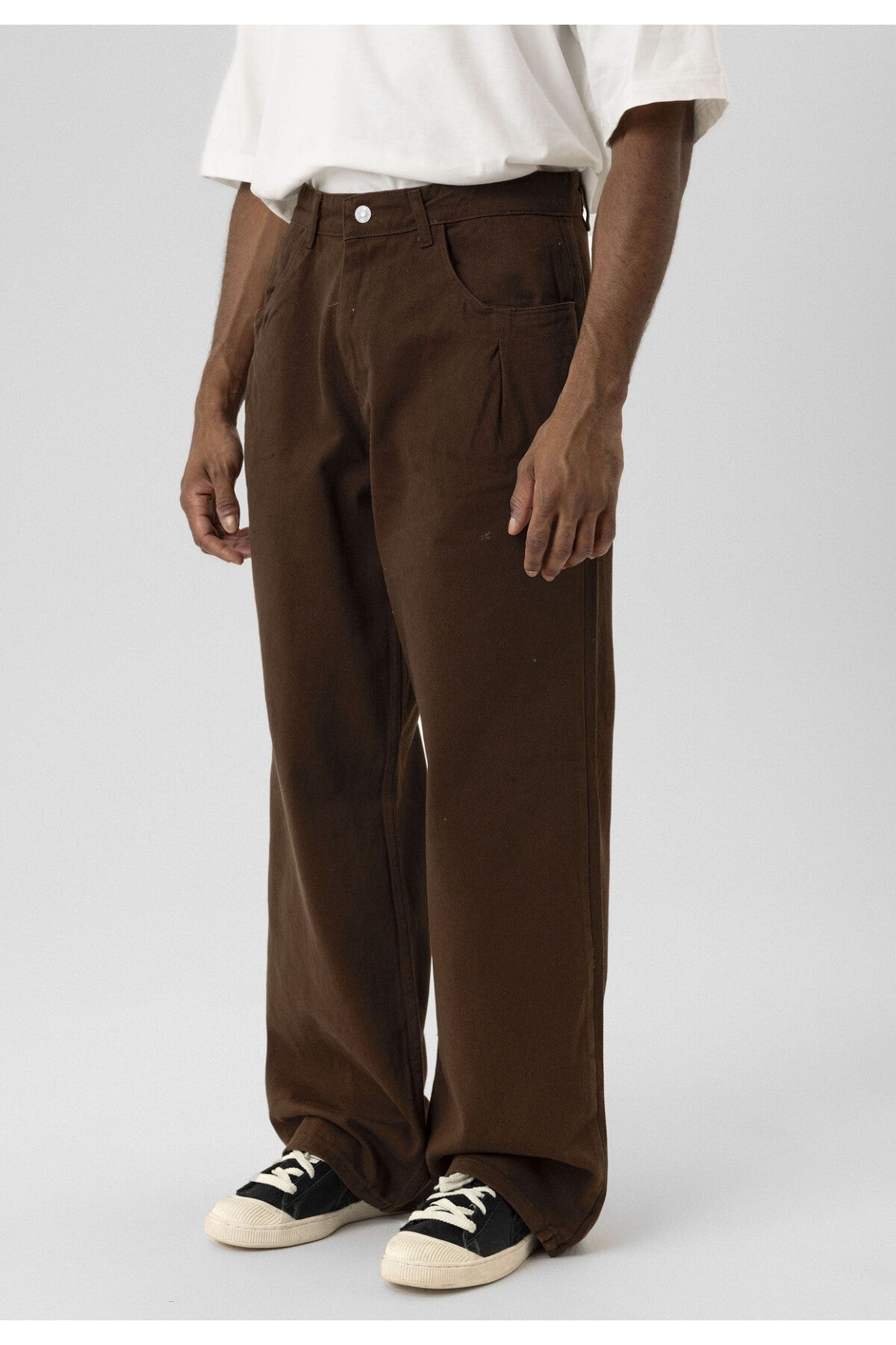 Balloon Fit Gabardin Pantolon