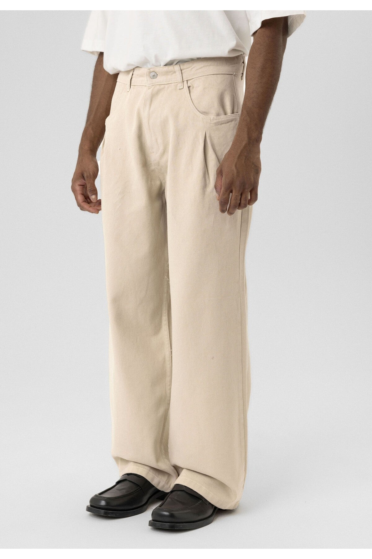 Balloon Fit Gabardin Pantolon