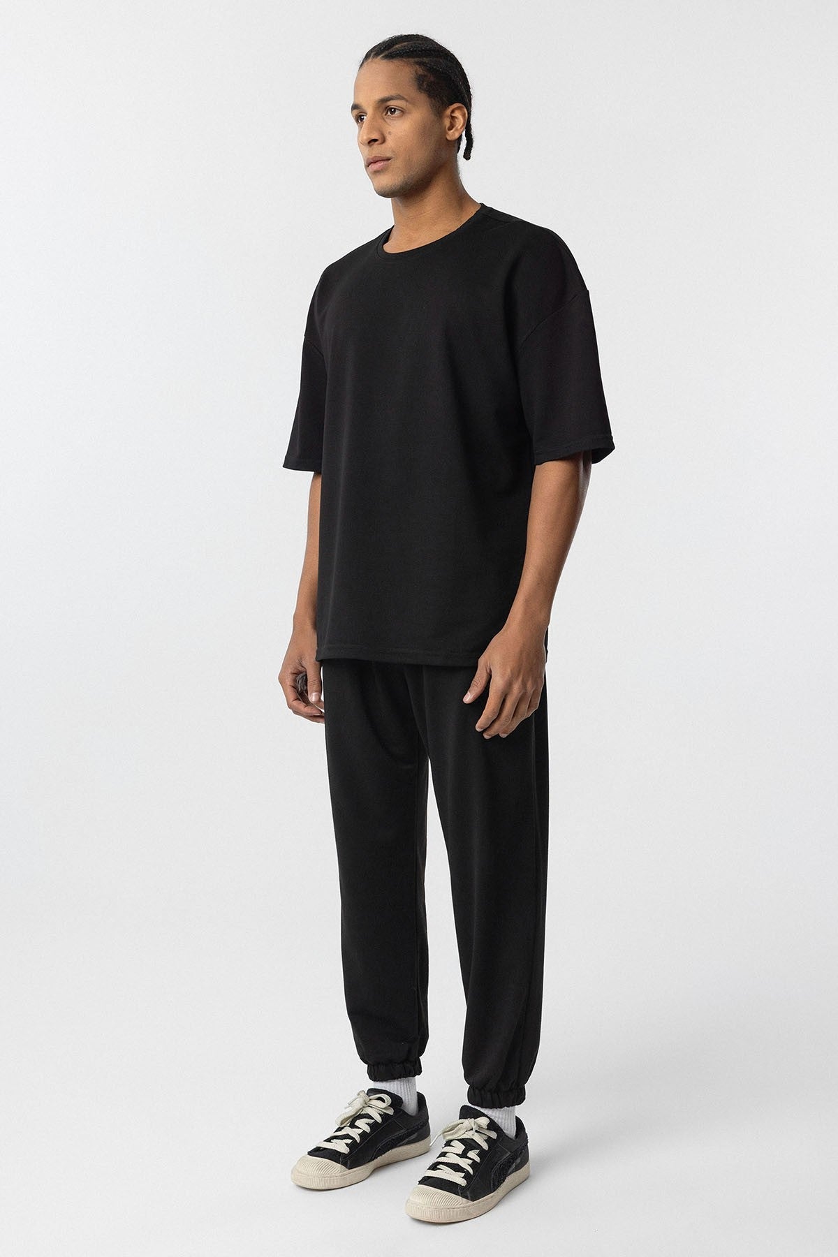Basic Oversize Paça Lastikli Eşofman Takım