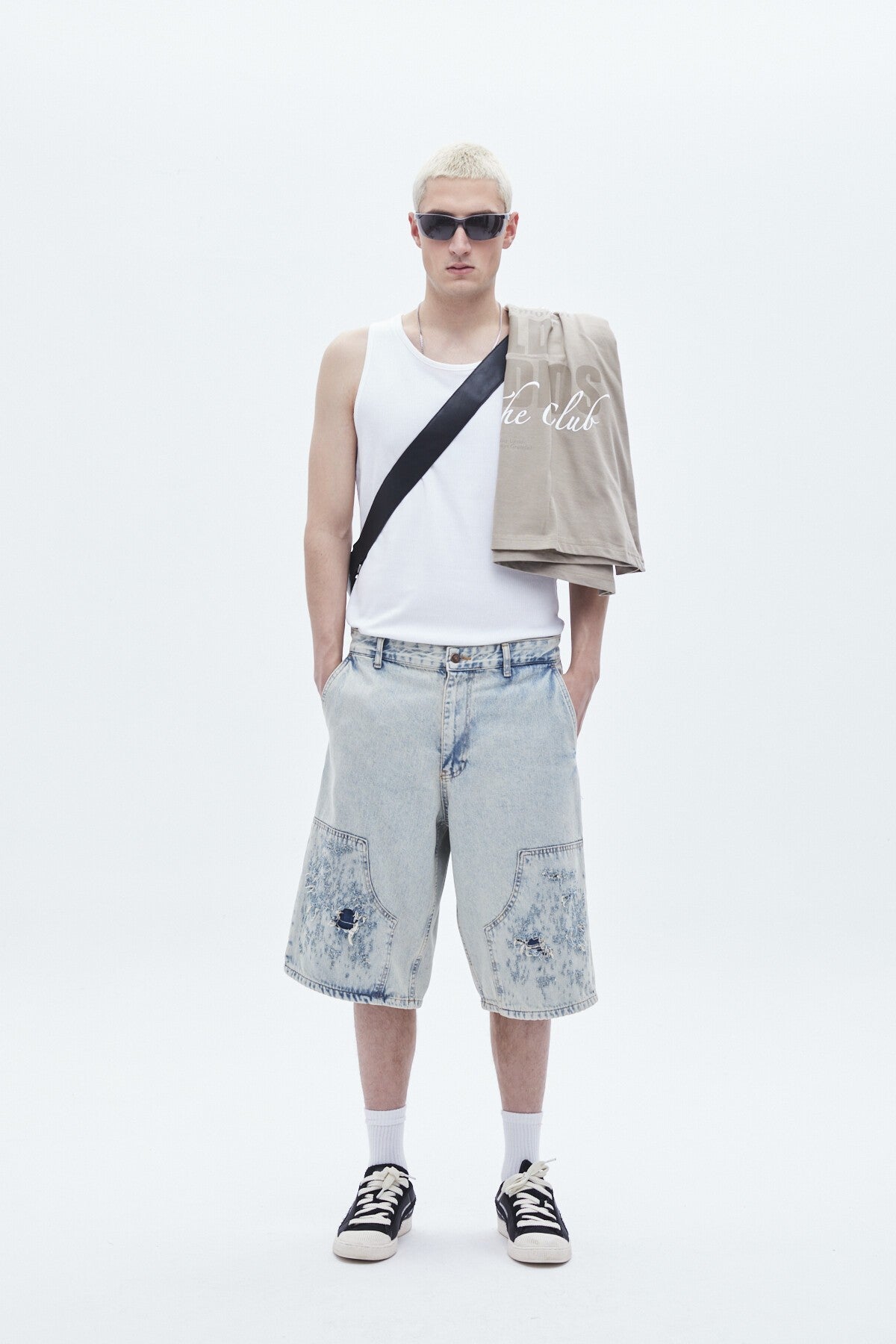 Oversize Bermuda Denim Şort 40-224