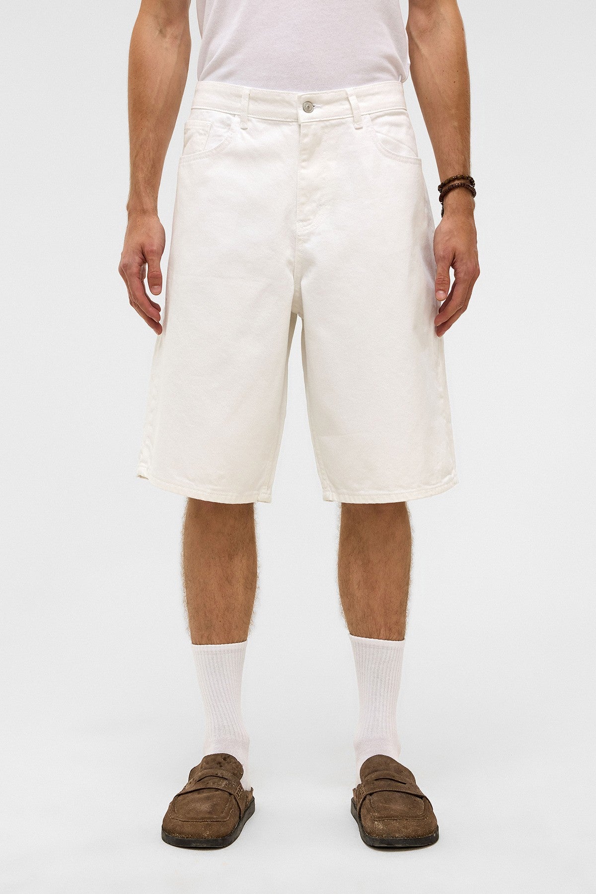 Oversize Bermuda Denim Şort