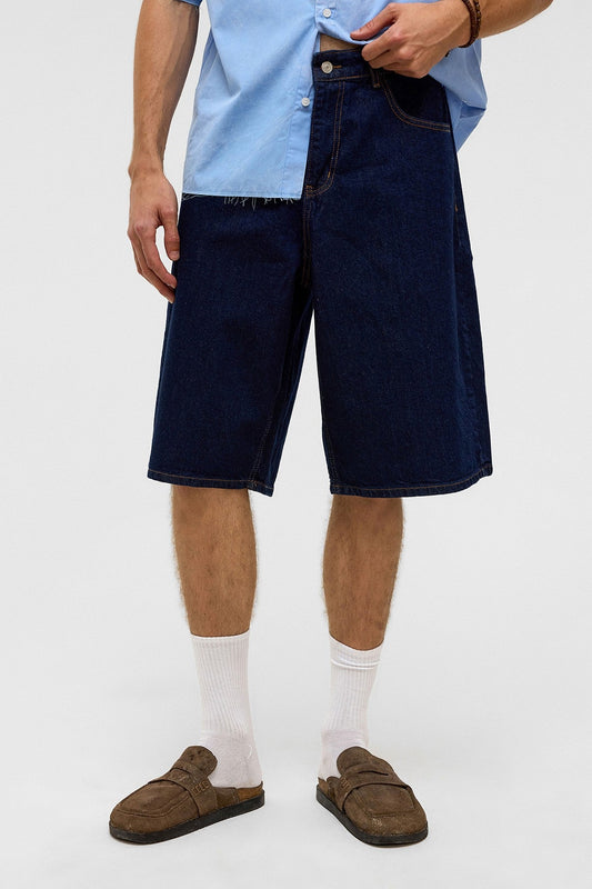 Oversize Bermuda Denim Şort