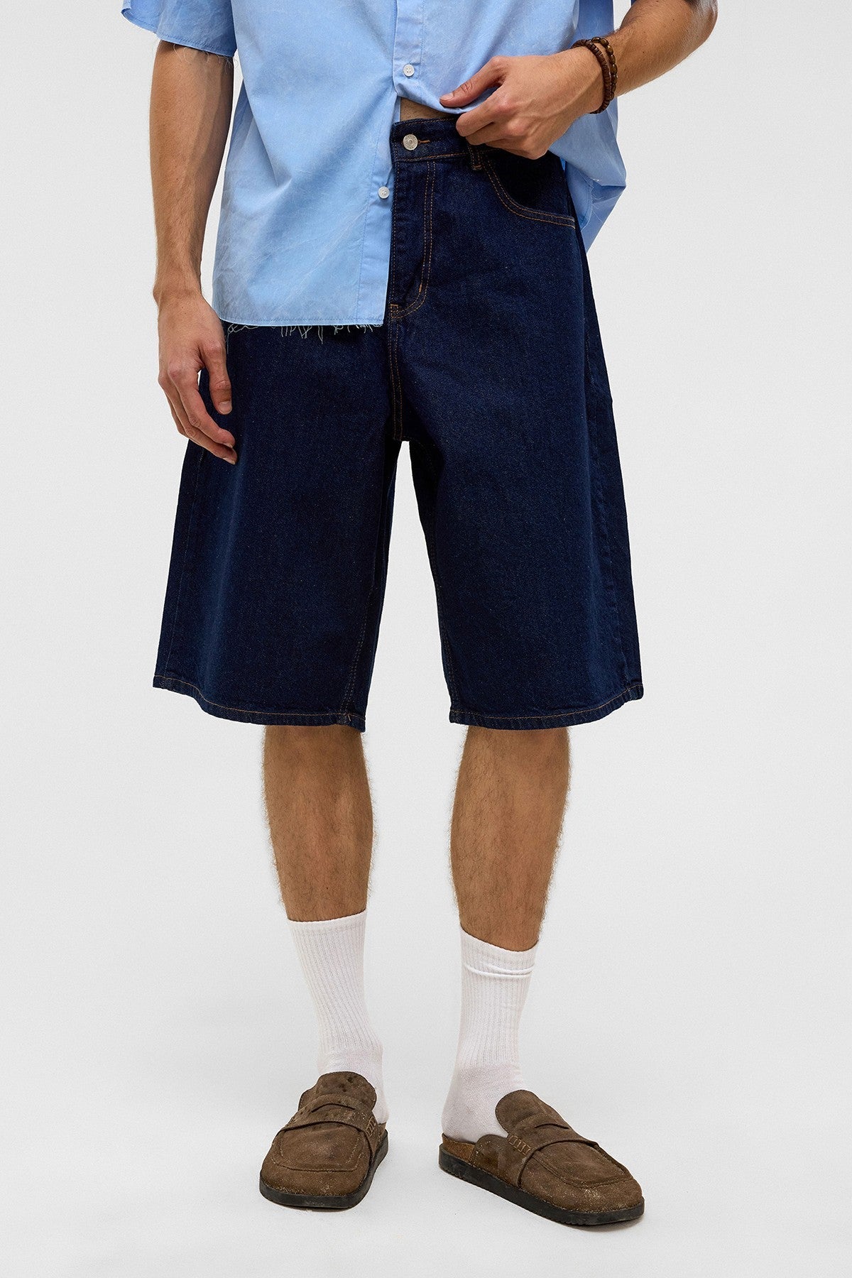 Oversize Bermuda Denim Şort