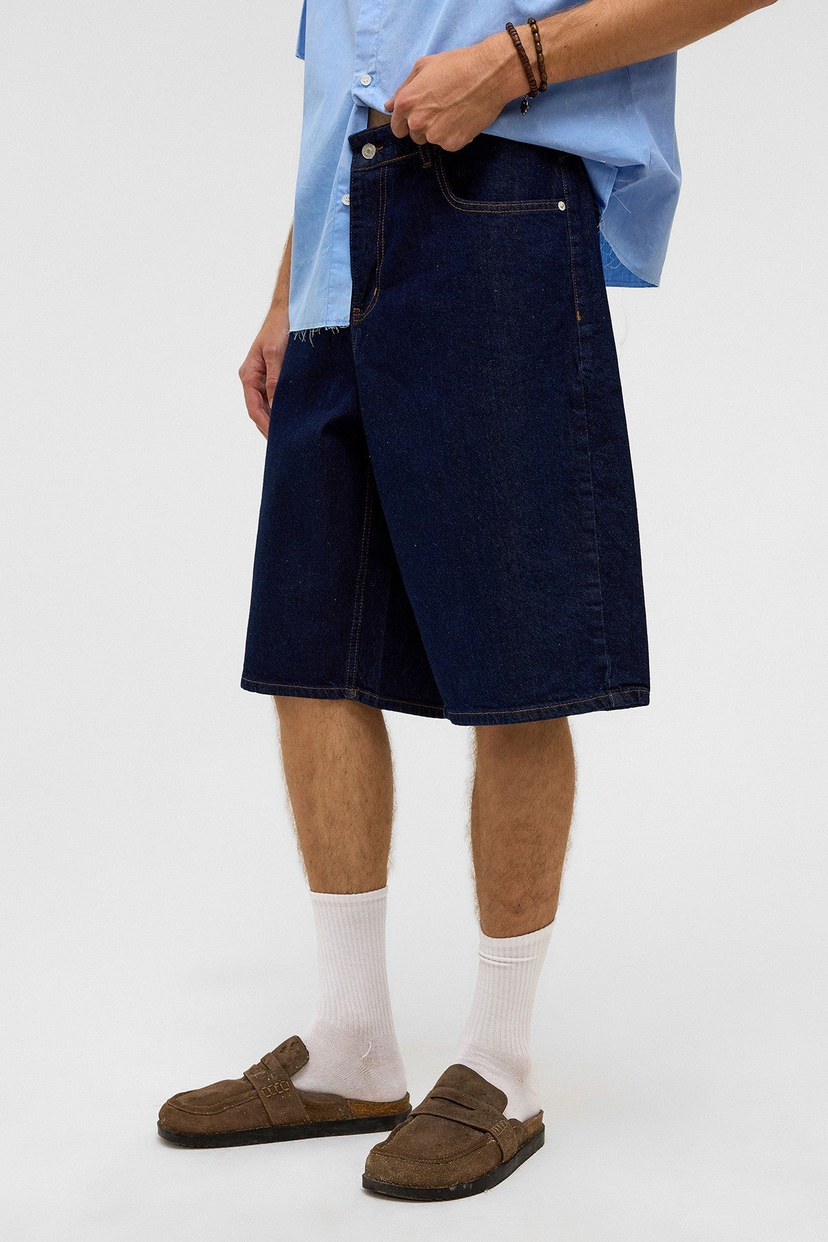 Oversize Bermuda Denim Şort