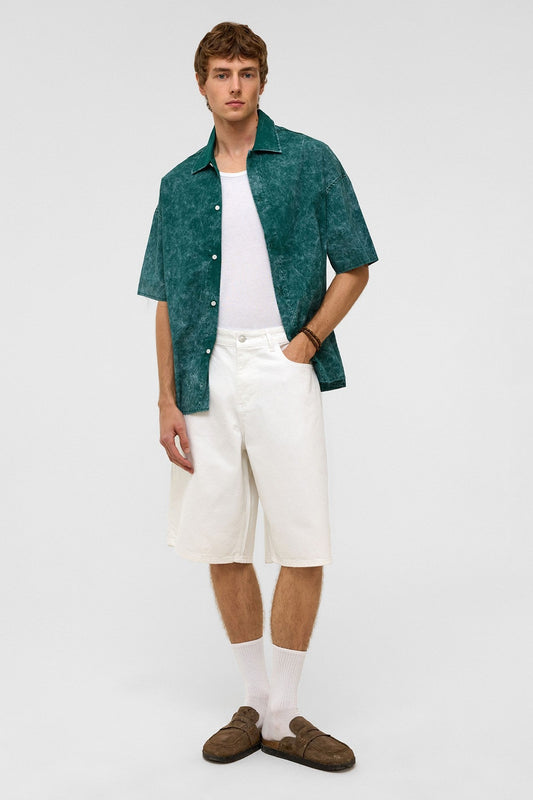 Oversize Bermuda Denim Şort