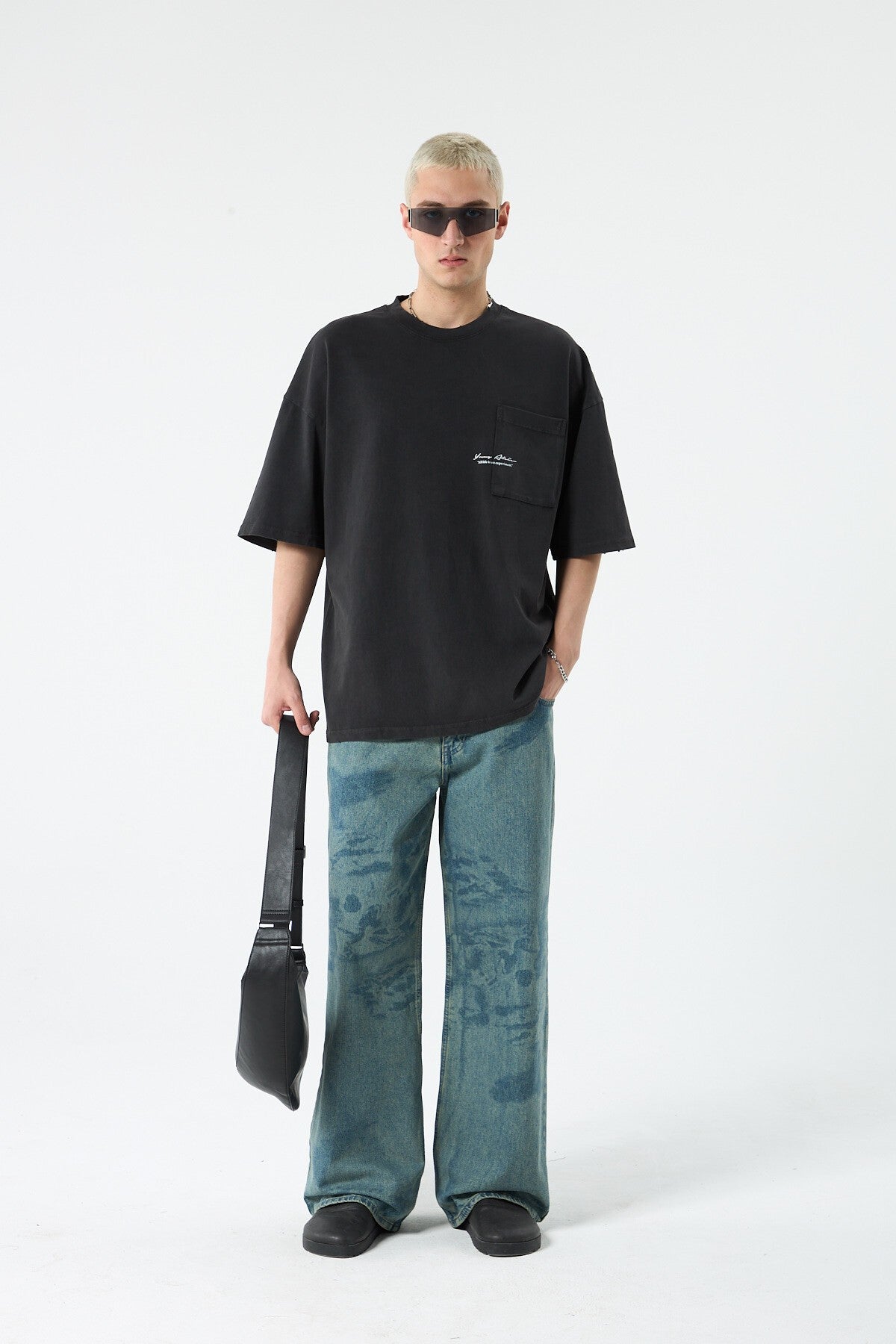 Yıkamalı Oversize Tişört