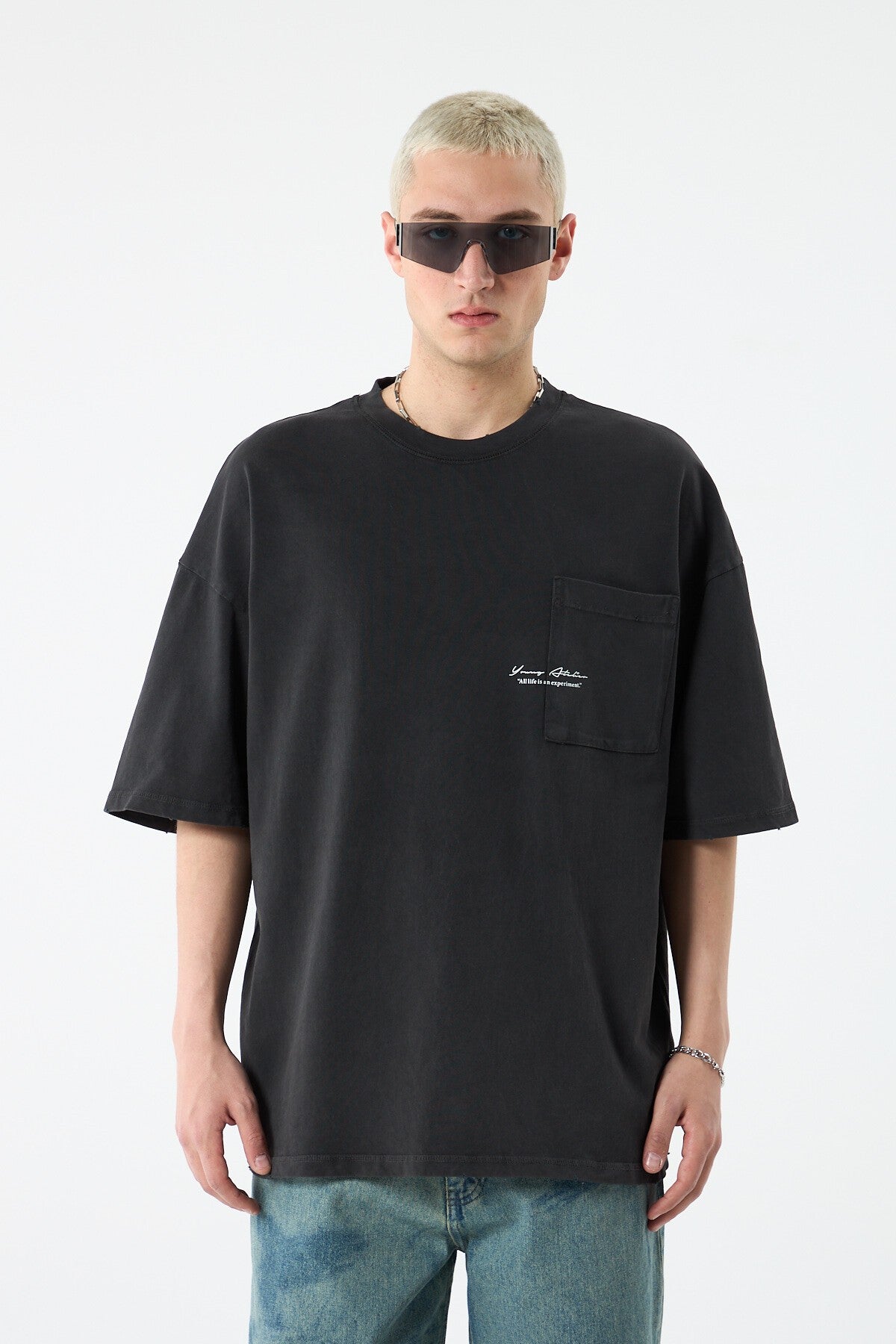 Yıkamalı Oversize Tişört