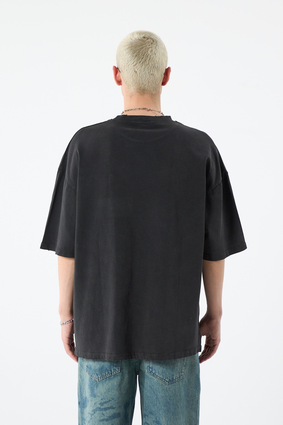 Yıkamalı Oversize Tişört